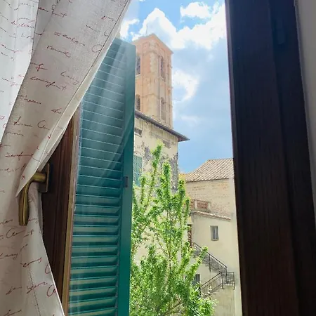 Claves Claustri - Appartamento Storico Con Balcone Sarteano Exterior foto